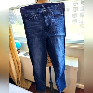 GAP jeans with black velvet side strip